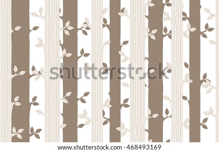 Wood seamless pattern. Forest tree background. Beige color.