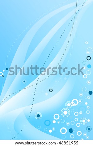 Floral eco abstract background