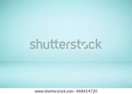 Abstract white blue background. empty photographer studio backdrop.