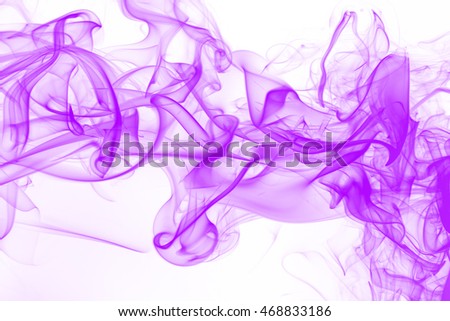 purple smoke on white background, abstract art