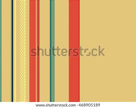 outline and stroke pattern or stripes background in clipping mask