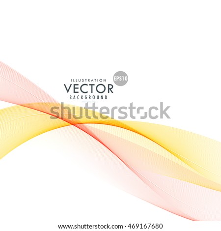colorful smooth abstract wave background