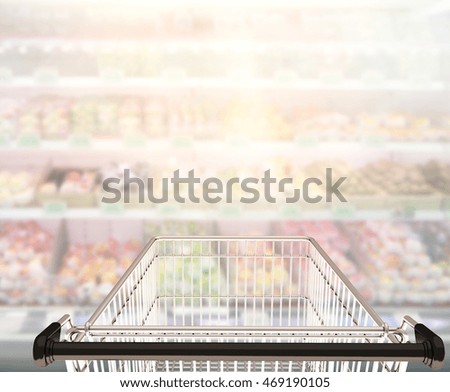 Abstract Blur Shopping Market of The Background