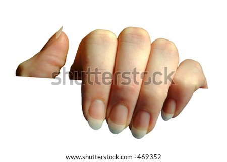 Woman's Hand Holding something