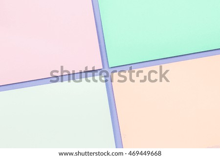 Creative colorful pastel paper background. Light and shadow.