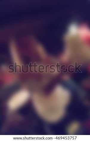 Flamenco music concert theme creative abstract blur background with bokeh effect