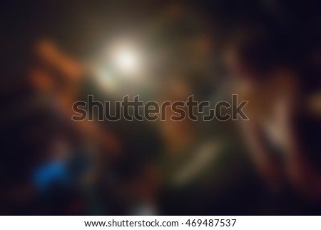 Flamenco music concert theme creative abstract blur background with bokeh effect