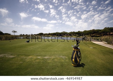 A picture of a golf course - sports concept.