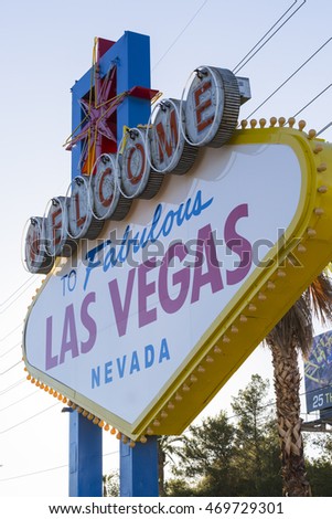 Welcome to fabulous Las Vegas Sign, Las Vegas, Nevada, USA