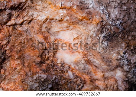 Surface of stone. Texture of brown tint stone for background.