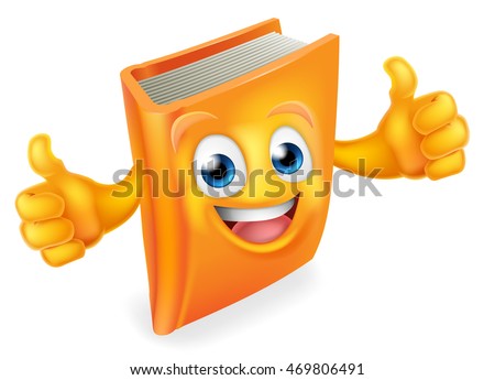 A book cartoon character man person education mascot giving a thumbs up