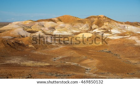 The Breakaways near the Opal mining town of Coober Pedy in outback South Australia 