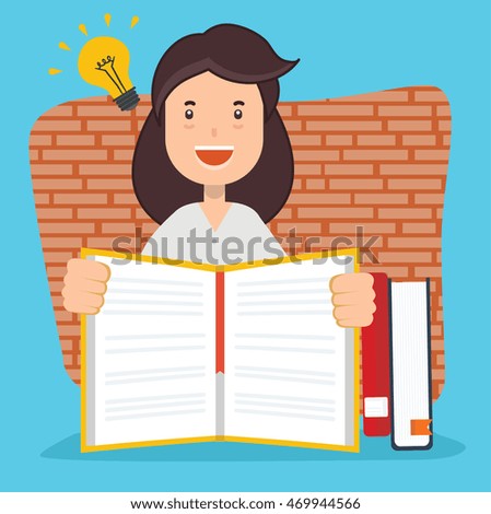 Woman,employee concept design on clean background,vector
