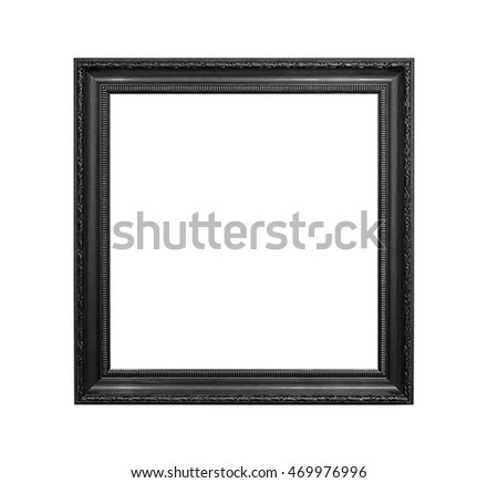 Dark picture frame