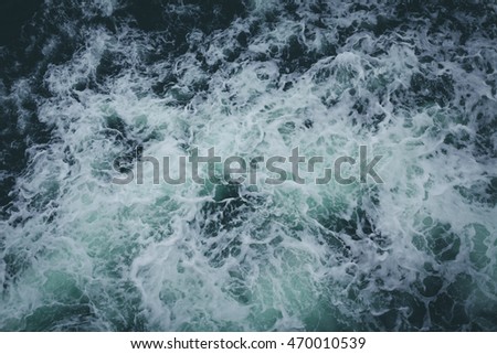 Ocean Water with crashing waves
