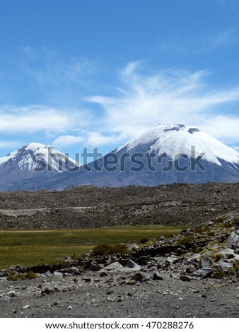 Parinacota Volcano, Lauca National Park, Chile