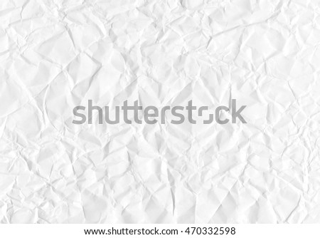 Texture of crumpled paper white Royalty-Free Stock Photo #470332598