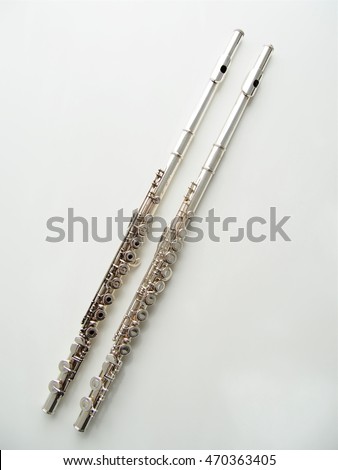 flutes open and closed key Royalty-Free Stock Photo #470363405
