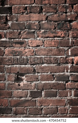 Brick wall. Grunge background