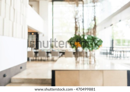 Abstract blur beautiful luxury restaurant interior for background