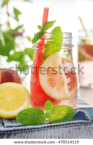 Refreshing summer drink