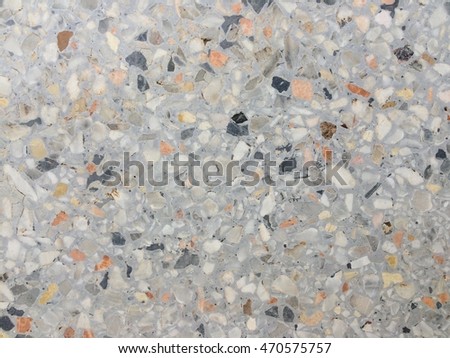 Pebble floor texture background, marble surface 