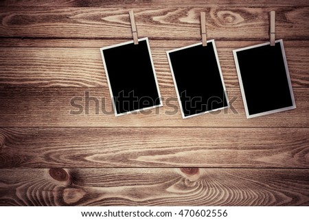 Black photo frame