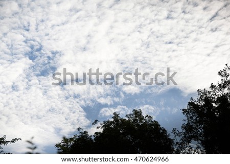 Clouds in blue sky background,Vast blue sky