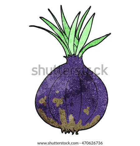 freehand drawn texture cartoon onion
