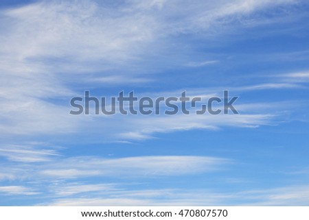 macro background texture weightless clouds on a blue sky on a sunny day