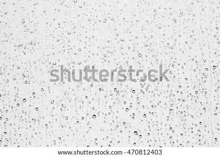 Water drops on glass Royalty-Free Stock Photo #470812403