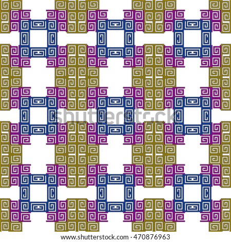 scheme for embroidery abstract floral pattern. pixel mosaic. Vector illustration. For the design, printing, textile industry. color