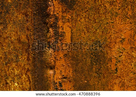 Rusted steel background texture, old metal iron rust texture.