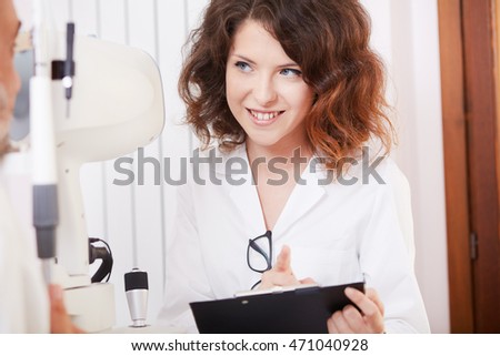 young optometrist
