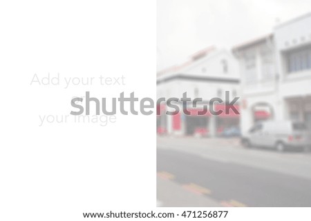 Blurred abstract background of City streets