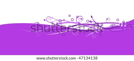 Violet flower. Floral background. To see similar, please visit MY PORTFOLIO.