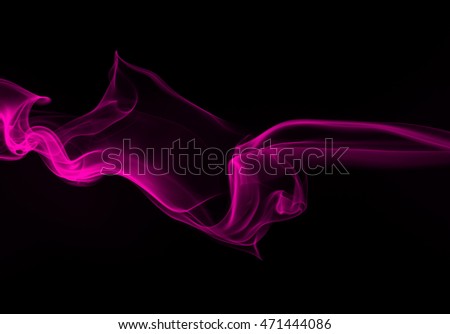 beautiful purple smoke abstract on black background