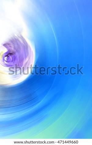 Abstract circular motion blurred background in blue,pink