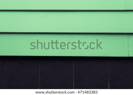 Green wooden background 