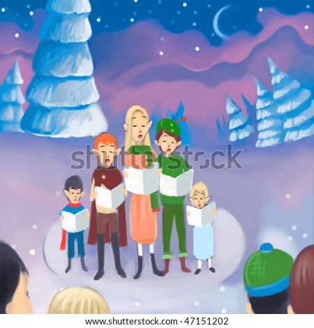 caroling (search the word nikos for more)