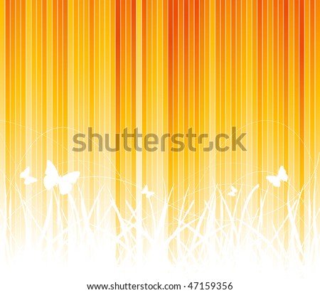 Vector sunny background; clip-art
