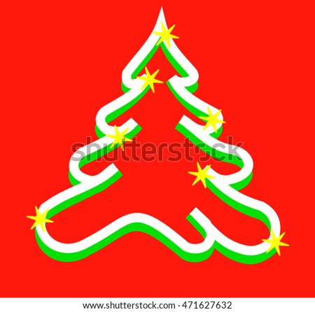 Christmas tree,vector,
