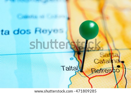 Taltal pinned on a map of Chile
