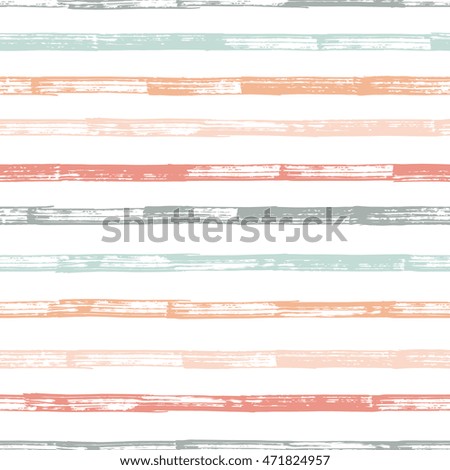 Vintage Seamless grunge stroke stripes vector background