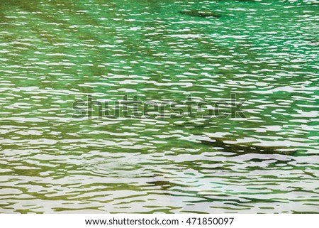 Photos surface of the water.