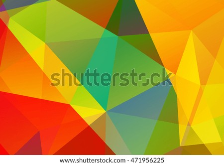 Colorful abstract polygonal background. Vector illustration