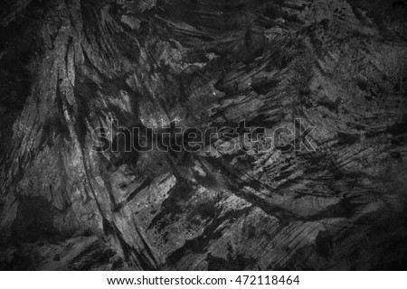 Dark grunge textured background, Cracked stone wall.