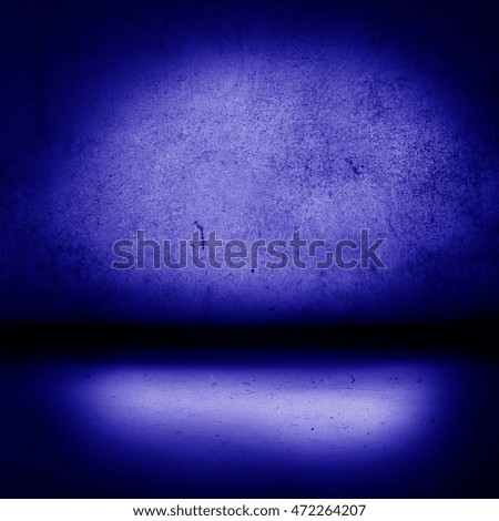 Grunge colorful background, interior with floor and wall in the same vibrant color