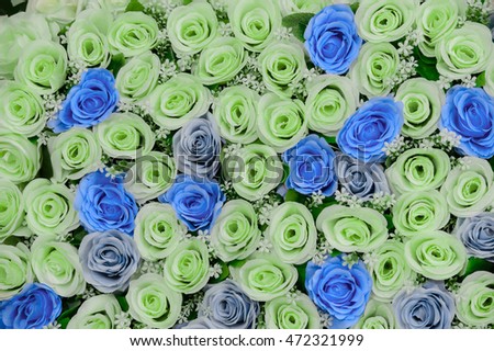 Beautiful flowers background for wedding scene