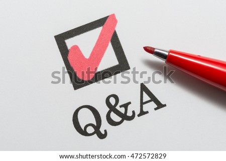 Q&A, check box